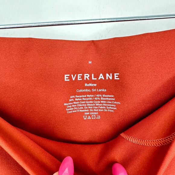 NWOT Everlane Perform ReNew Brandy Rose Terracotta High Waisted Leggings Medium - Picture 6 of 13